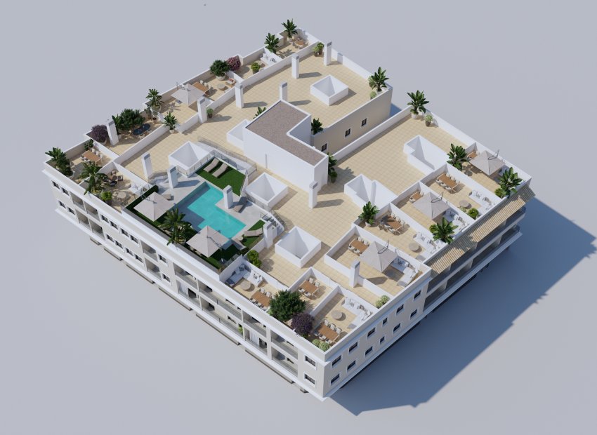 New Build - Apartment / flat - Algorfa