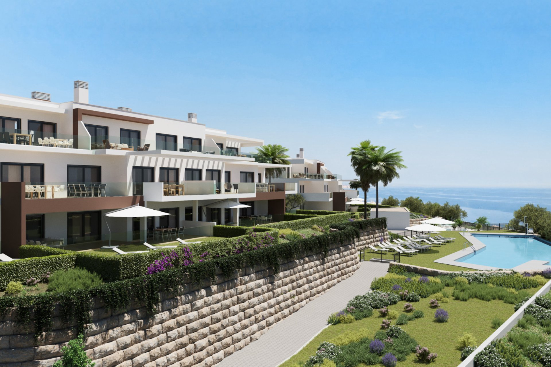 New Build - Apartment / flat - Casares Costa - Casares