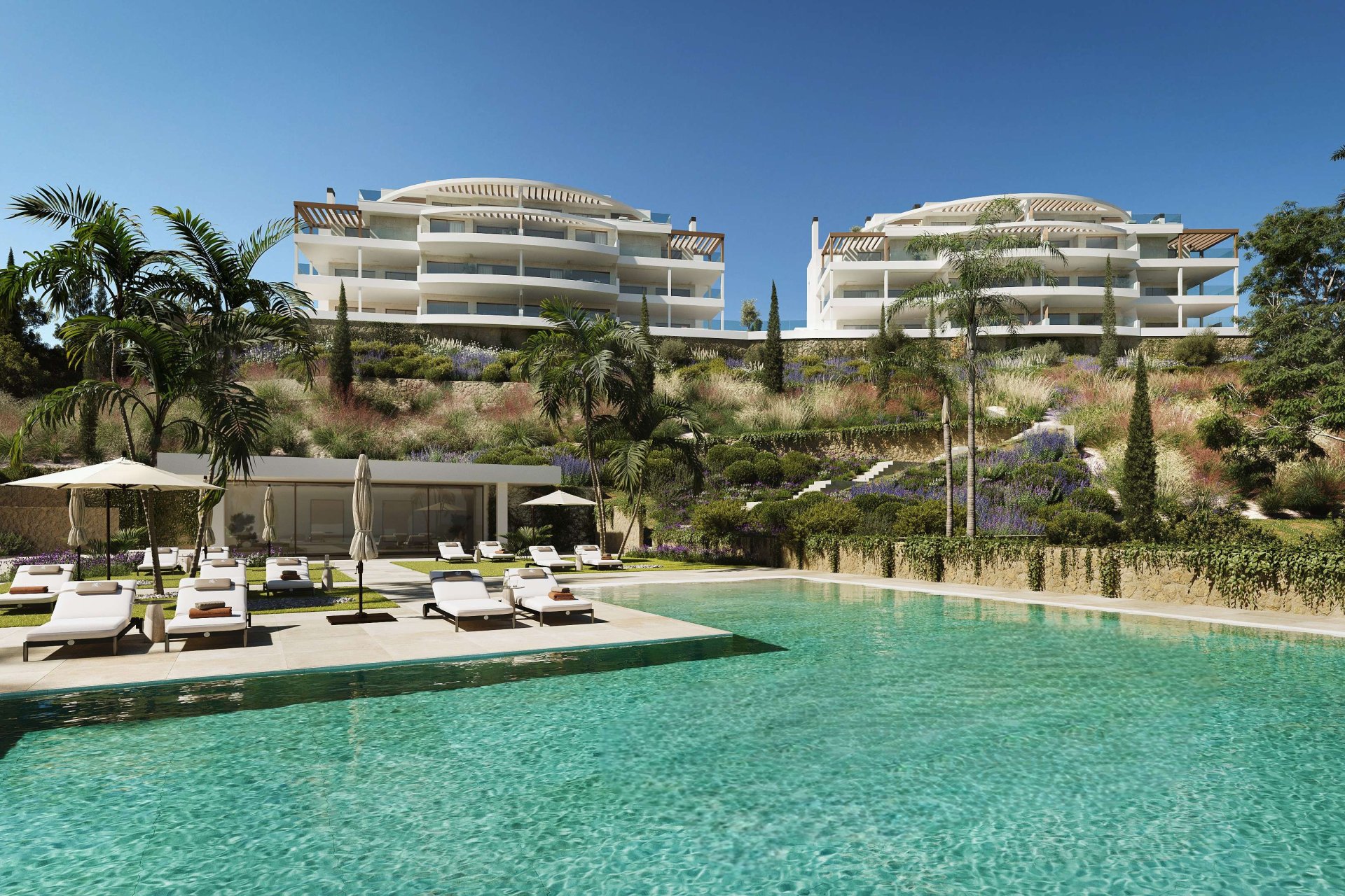 New Build - Apartment / flat - Las Lagunas de Mijas