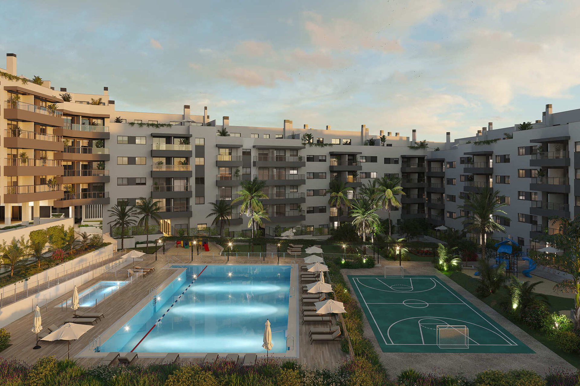 New Build - Apartment / flat - Las Lagunas de Mijas