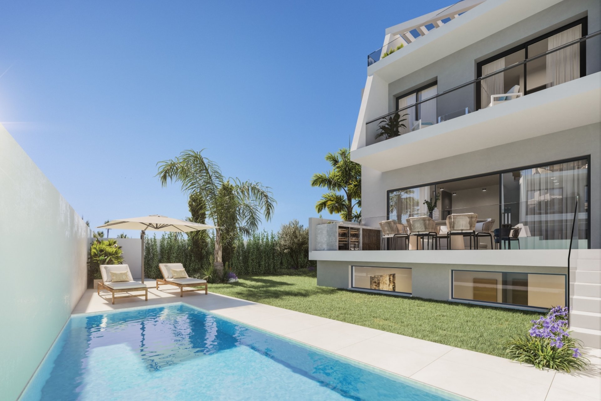 New Build - Townhouse / Duplex / Corner - Estepoa - Estepona