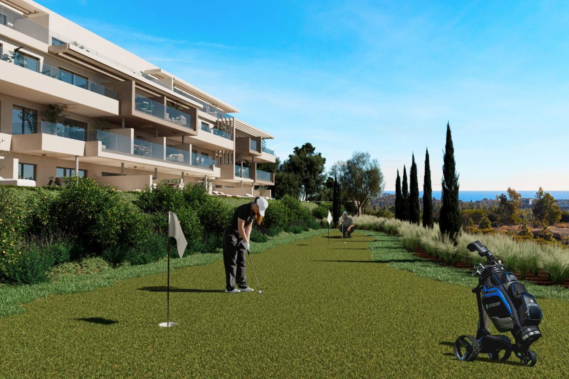 Nieuwbouw Woningen - Appartement / flat - Las Lagunas de Mijas