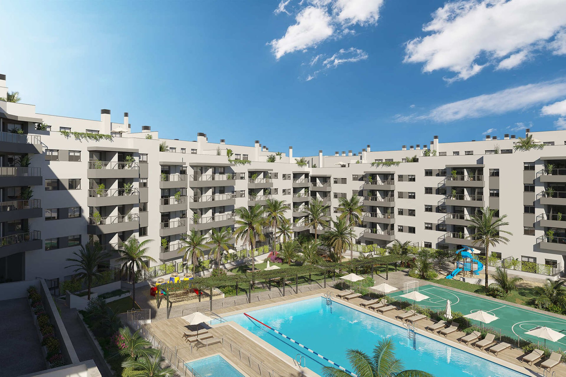 Nieuwbouw Woningen - Appartement / flat - Las Lagunas de Mijas