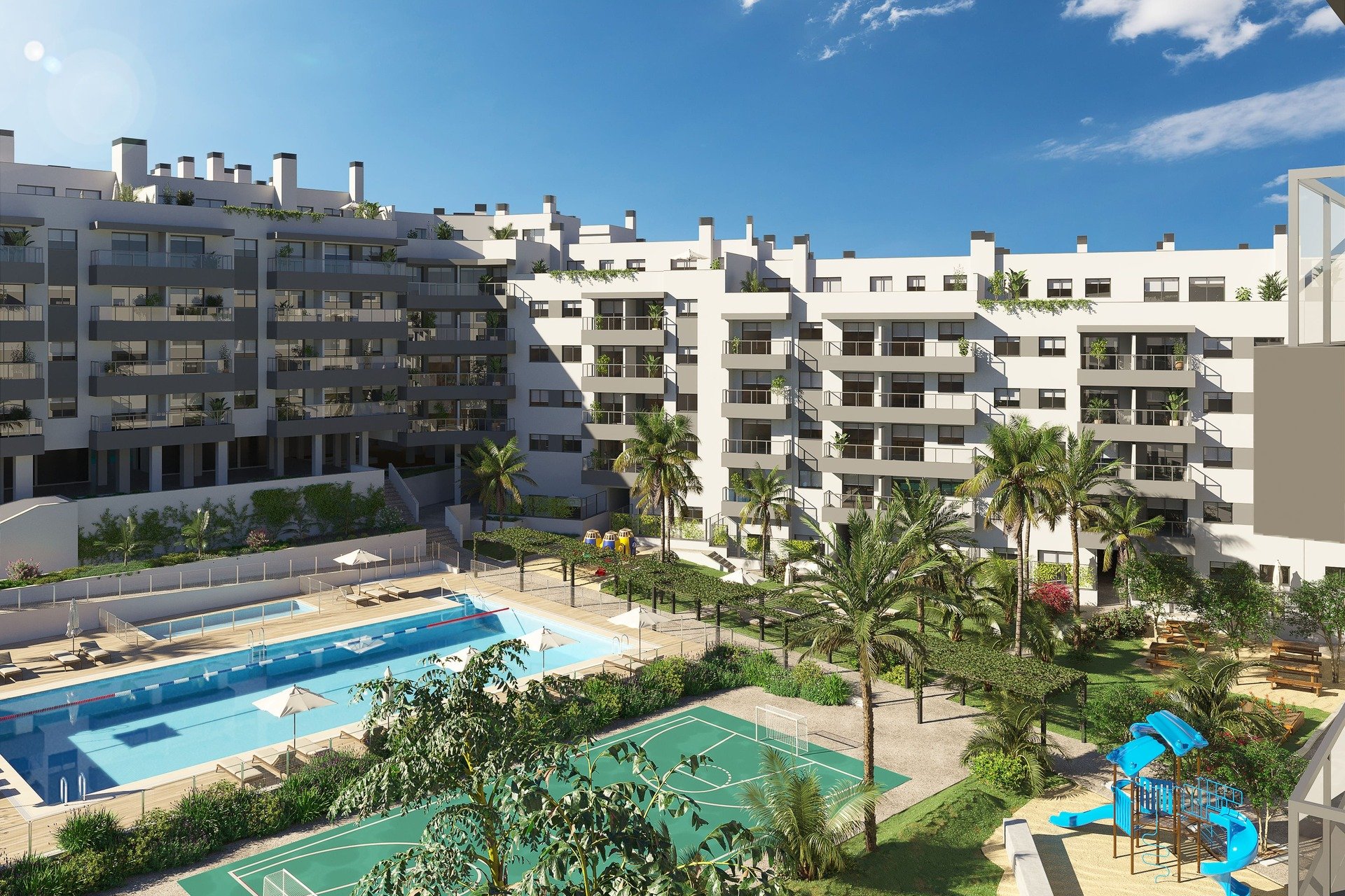 Nieuwbouw Woningen - Appartement / flat - Las Lagunas de Mijas