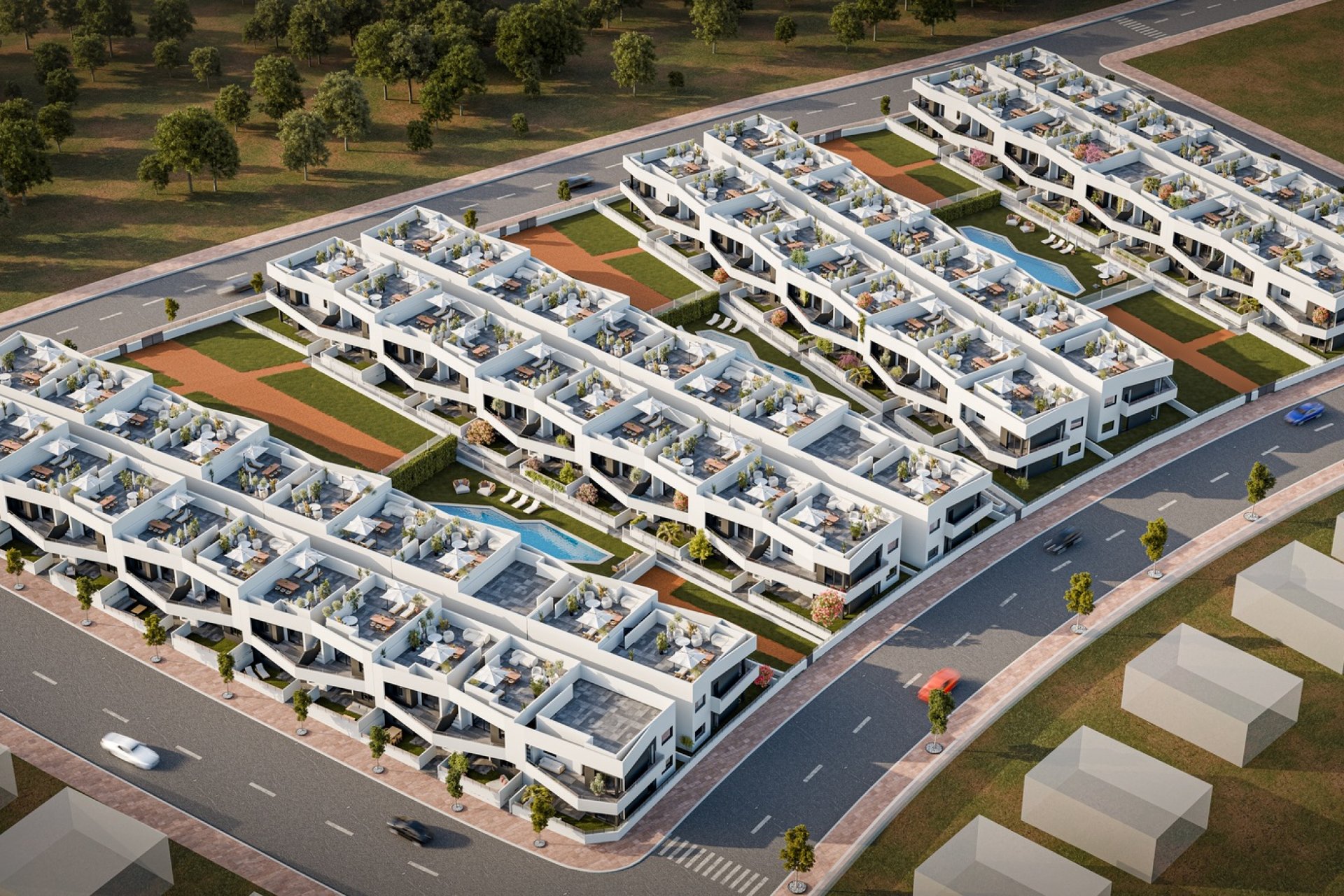 Nieuwbouw Woningen - Bungalow - San Miguel de Salinas