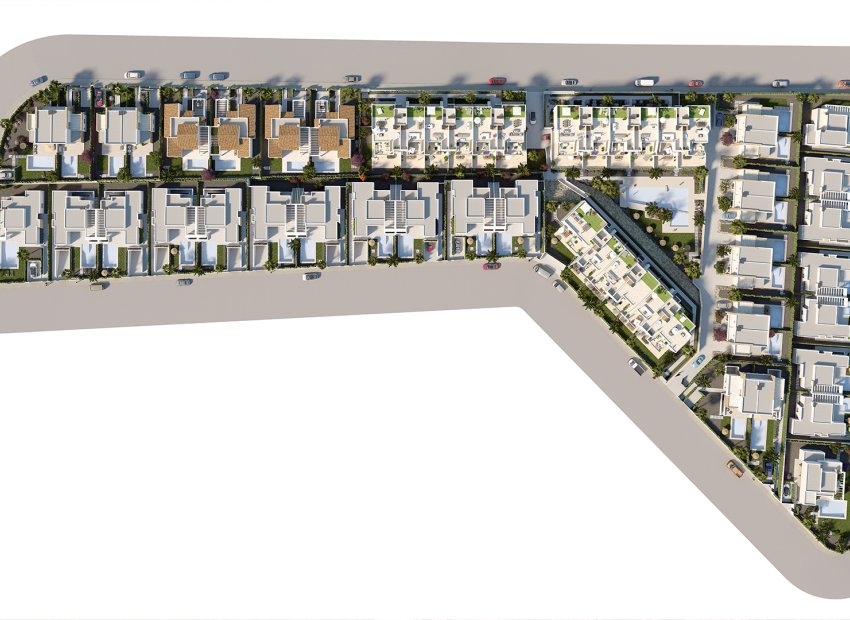 Nieuwbouw Woningen - Townhouse / Duplex / Corner - Algorfa