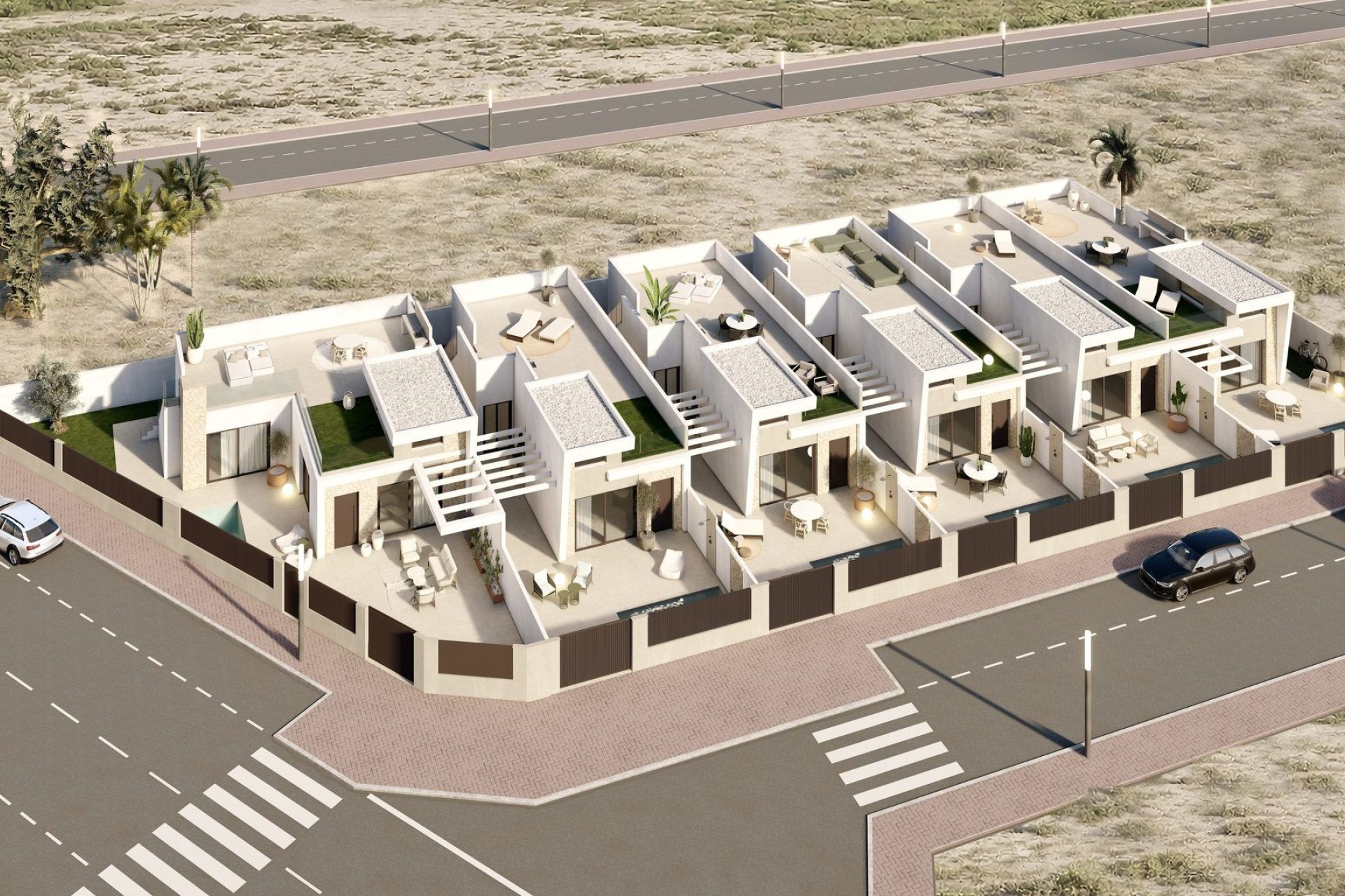 Nieuwbouw Woningen - Townhouse / Duplex / Corner - Los Alcázares