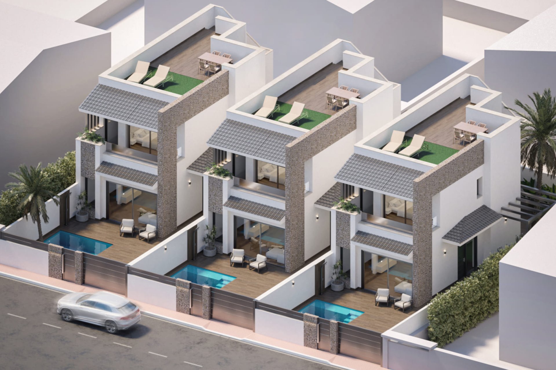 Nieuwbouw Woningen - Townhouse / Duplex / Corner - San Pedro del Pinatar