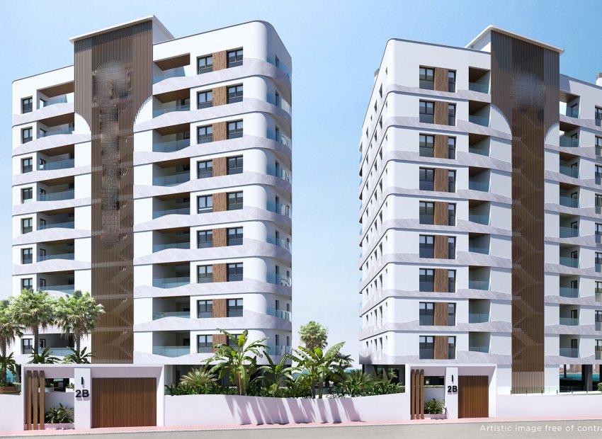 Obra nueva - Apartamento / piso - La Manga del Mar Menor