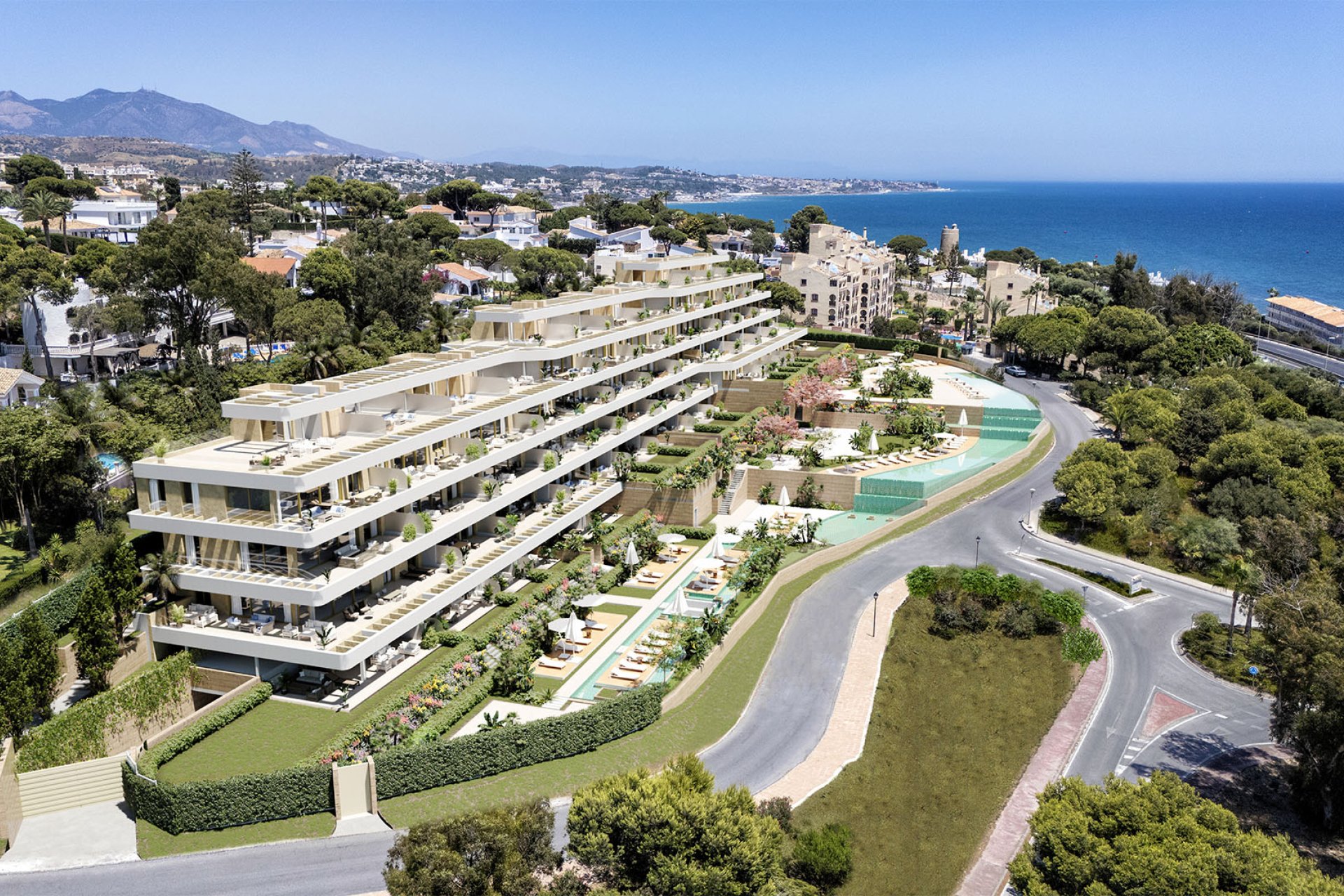 Obra nueva - Bungalow - Las Lagunas de Mijas