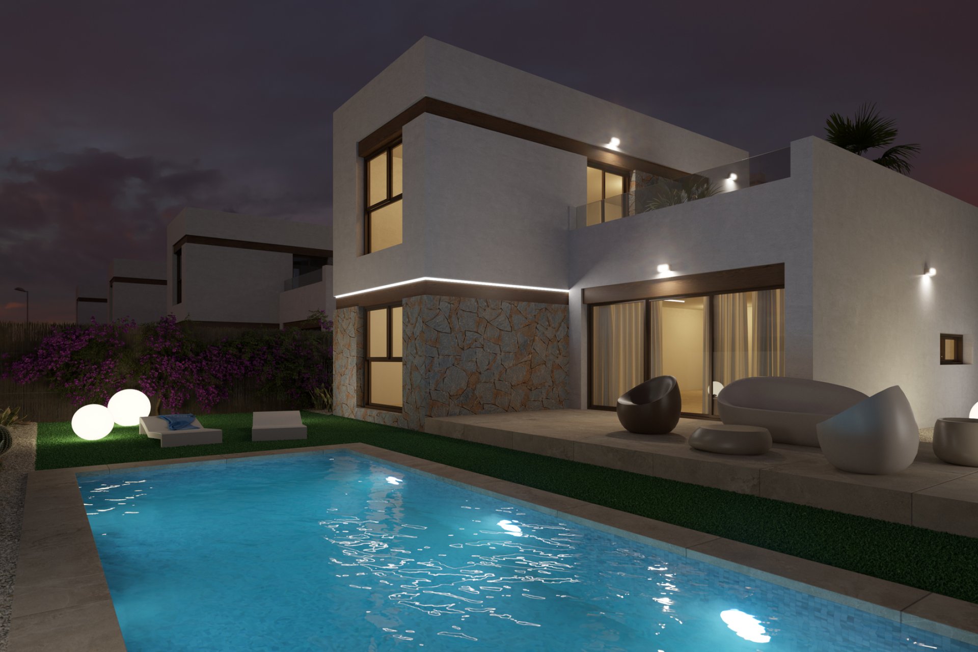 Obra nueva - Villa - Algorfa