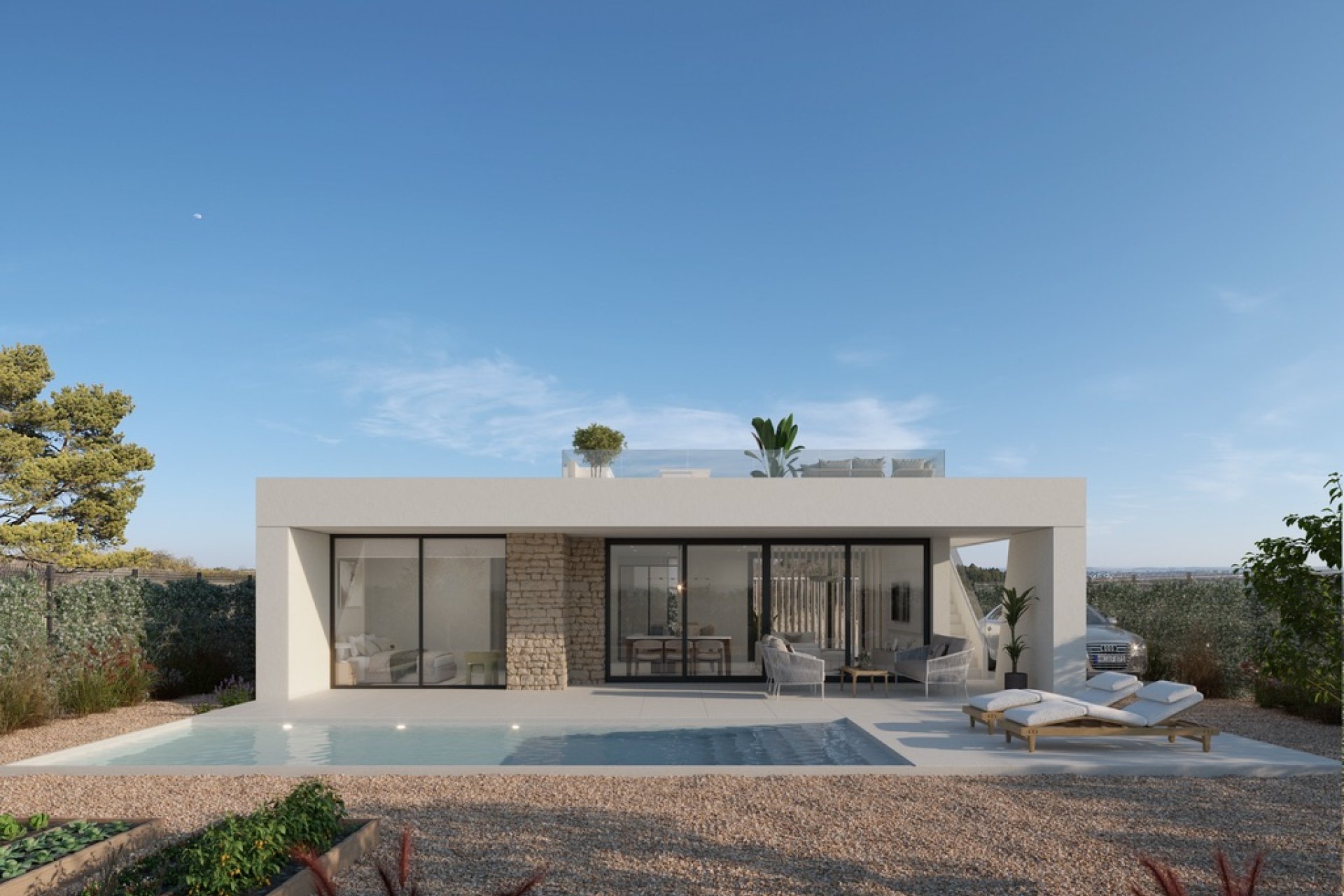 Obra nueva - Villa - Hacienda del Alamo Golf