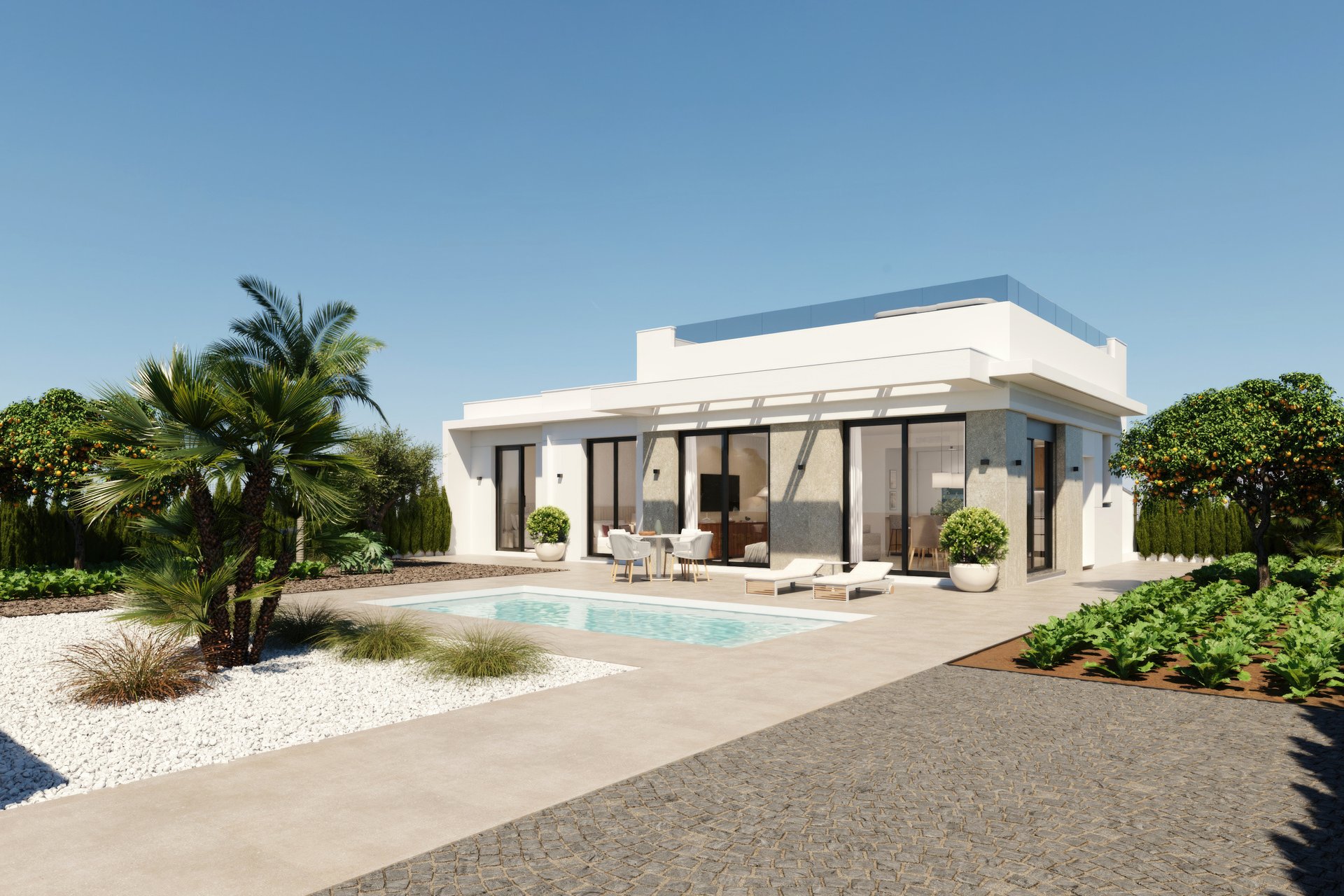 Obra nueva - Villa - Hacienda el Alamo Golf