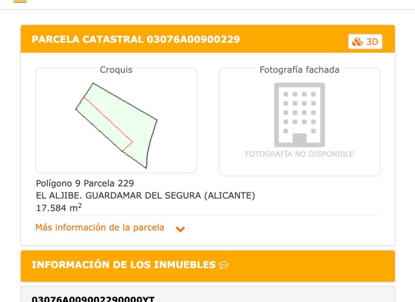 Reventa - Parcela / Terreno - Guardamar del Segura