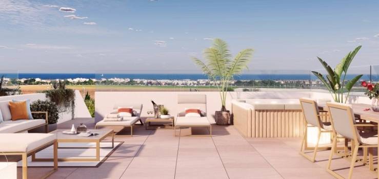 Vive frente al mar y a todo lujo en nuestros apartamentos de obra nueva en venta en Pilar de la Horadada