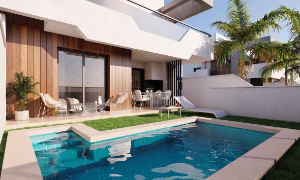 Bungalow Bajo (jardín) en Mazarrón