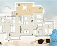 Obra nueva - Apartamento / piso - La Manga del Mar Menor
