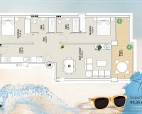 Nieuwbouw Woningen - Appartement / flat - La Manga del Mar Menor